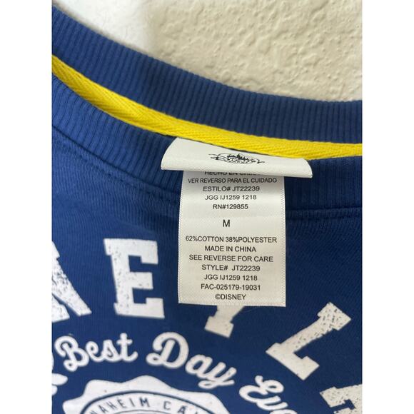 Disney Mickey Mouse Best Day Ever Light Weight Sweatshirt size medium - Picture 3 of 5